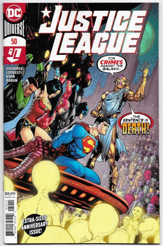 Justice League #50 Main Cvr (DC, 2020) VF/NM