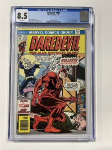 Daredevil 131 1976 cgc 8.5 White pages Marvel Comics 1st Bullseye
