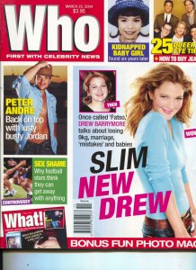 Who-Drew Barrymore-Martha Stewart-Peter Andre-March-2004