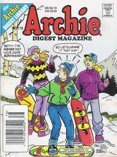 Archie Digest Magazine #178 VF/NM; Archie | save on shipping - details inside