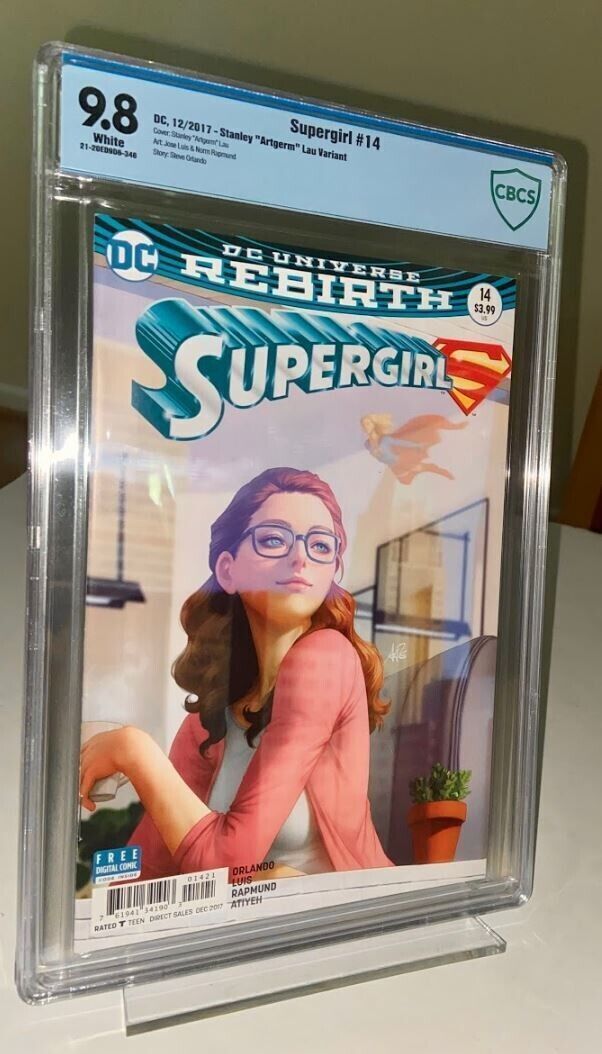 Supergirl Artgerm Lau Variant Cover Cbcs Brand New Slab Comic Books Modern Age