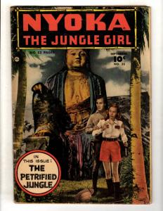 Nyoka The Jungle Girl # 35 VG/FN Golden Age Comic Book Petrified Jungle JL11
