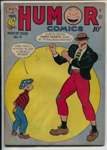 All Humor #4 1946-Quality-Atomic Tot-Kelly Poole-elusive issue-Hickory-VG-