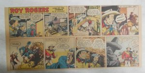 Roy Rogers Sunday Page by Al McKimson from 2/6/1955 Size 7.5 x 15 inches