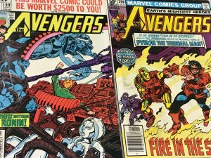 AVENGERS#172-206 FN-VF LOT (8 BOOKS) 1978 MARVEL BRONZE AGE COMICS