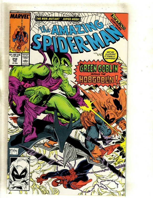 Amazing Spider-Man # 312 NM Marvel Comic Book Venom Todd McFarlane Goblin HJ9