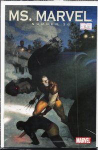 Ms. Marvel #38 Wolverine Cover (2009) Ms. Marvel