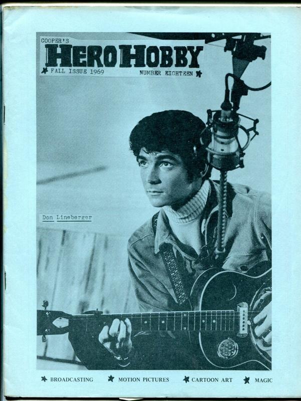 Hero Hobby #18 1969-Don Lineberger-movies-cartoon art-magic-VG/FN