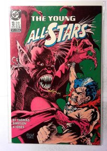 Young All-Stars #13 1988 DC Iron Munro Hawkman TNT Starman Liberty Belle Comic