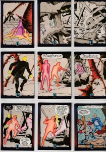 Dark Dominion # 0 Trading Cards  Rare Steve Ditko painted art ! Complete Set