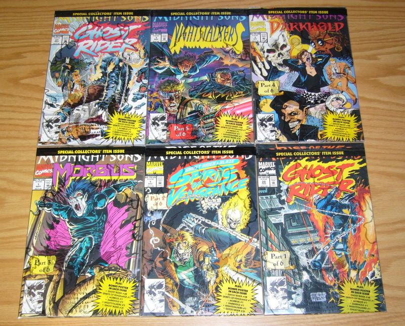 Rise of the Midnight Sons #1-6 VF/NM complete story - in polybags with posters