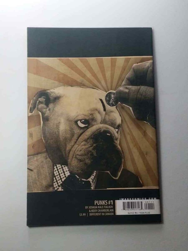 Punks the Comic #1 NM- Signed by Fialkov 2015 C17A