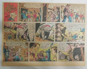 Roy Rogers Sunday Page by Al McKimson from 11/4/1956 Size 11 x 15 inches