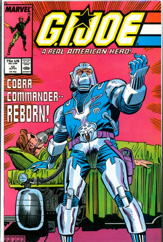G.I. Joe #58 Marvel Comics 1987 VF 1st Dusty