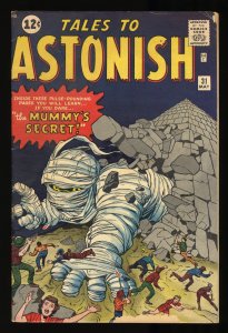 Tales To Astonish #31 VG- 3.5 Mummy Walks! Jack Kirby! Dick Ayers!