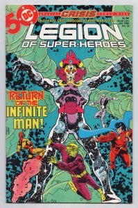 Legion Of Super-Heroes #18 Crisis Cross-Over (DC, 1985) VG/FN