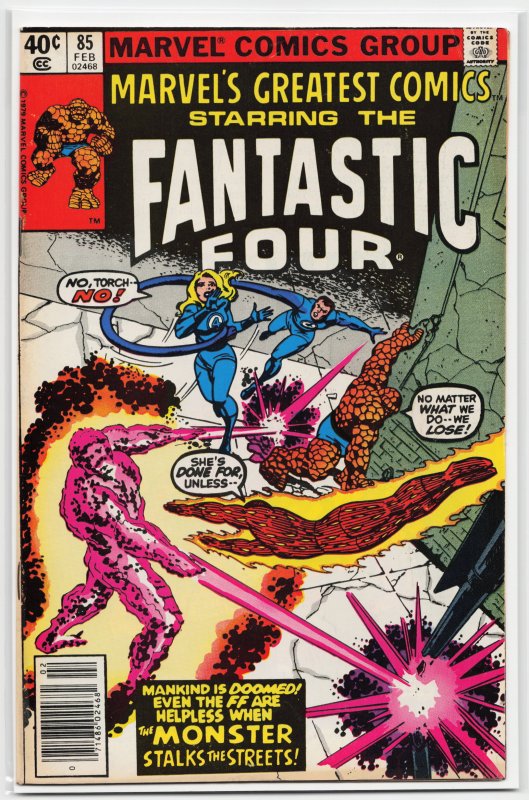 Marvel's Greatest Comics #85 (1980) Fantastic Four