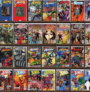 Huge Lot 130+ Comics with The Question, X-Men, Star Trek: Voyager & More!