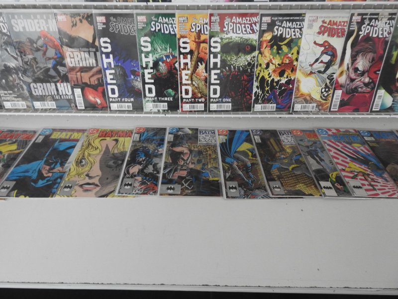 Huge Lot of 130+ Comics W/ Daredevil, Batman, Spider-Man! Avg. VF Condition!