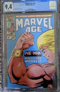 Marvel Age #38 (1986) CGC 9.4