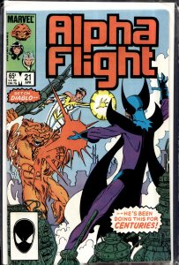 Alpha Flight #21 (1985) Alpha Flight