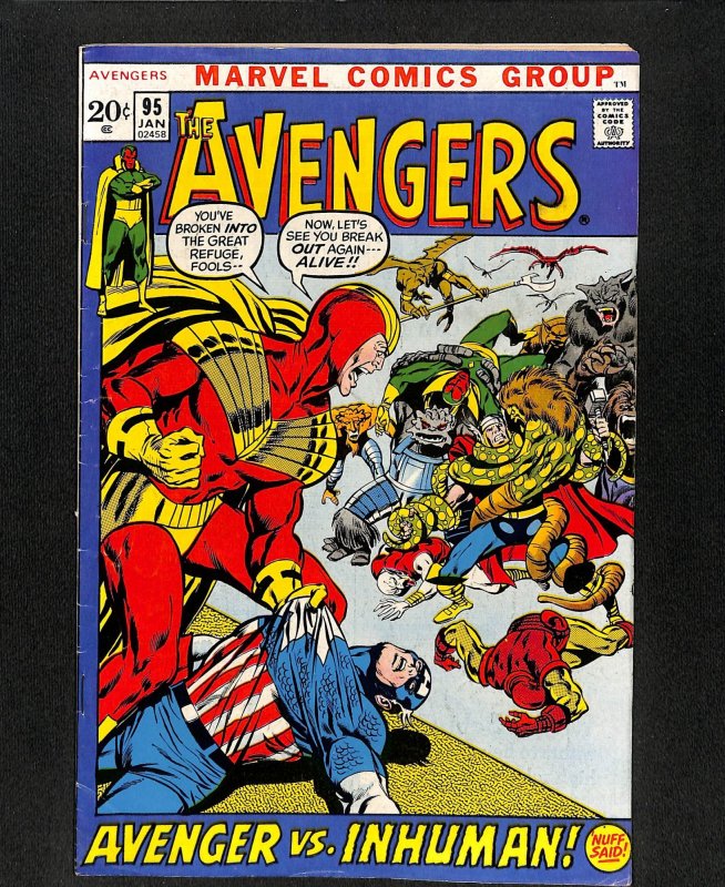 Avengers #95 Neal Adams Cover and Art Roy Thomas!