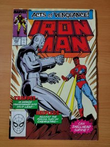 Iron Man #252 Direct Market Edition ~ VERY FINE VF ~ 1990 Marvel Comics