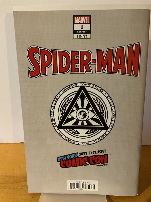 Spider-Man (2022) # 1 (CGC 9.8) Signed & Sketch Sabrine * Rich Convention Virgin