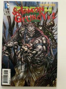 SOLOMON GRUNDY #1 ( EARTH 2 ) DC NEW 52 LENTICULAR 3-D COVER NM.