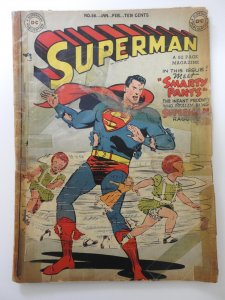 Superman #56  (1949) Smarty Pants! Good Condition!