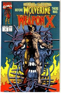 Marvel Comics Presents   vol. 1   # 72 FN Weapon X
