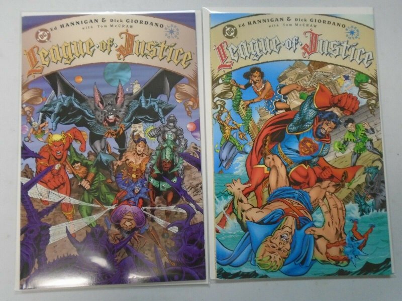 League of Justice set #1+2 Elseworlds 8.0 VF (1996)