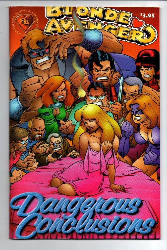 Blonde Avenger Dangerous Conclusions #1 - superheroine parody - 1997 - NM 