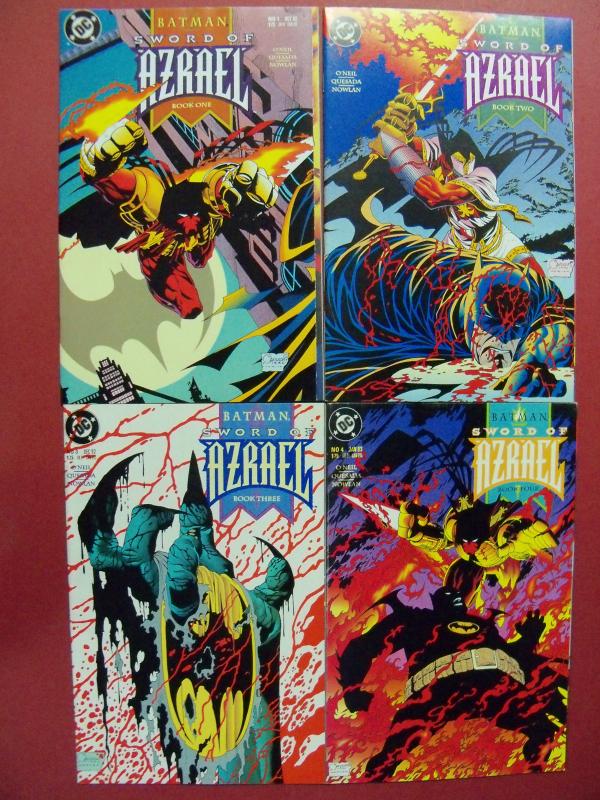 BATMAN SWORD OF AZRAEL # 1 TO 4 VF / NM OR BETTER COMPLETE SET 1992 DC COMICS