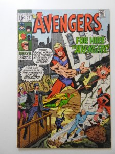 The Avengers #77 (1970) For Hire: The Avengers! Sharp VG/Fine Condition!