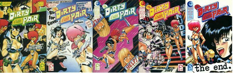 DIRTY PAIR III A PLAGUE OF ANGELS (1990 EC)1-5 COMPLETE