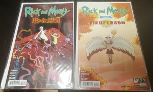 2PC RICK & MORTY LOT (9.0) #1,3!! 2020