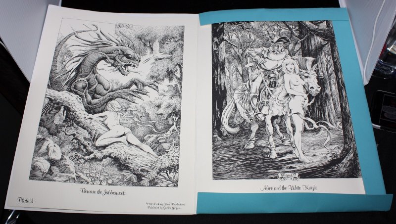 Frank Brunner 'Alice Through the Looking Glass' Portfolio - Signed - 1981