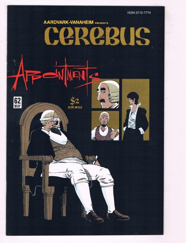 Lot Of 5 Cerebus Aardvark Vanaheim Comic Books # 62 64 66 72 75 Dave Sim MS5