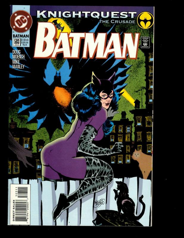 10 Batman DC Comics # 501 502 503 504 505 506 507 508 509 510 Knightfall SM3