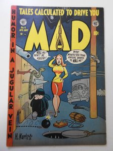 MAD #4 (1953) FN- Condition! 1/2 in tear fc