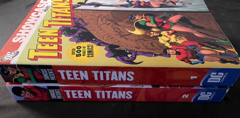 SHOWCASE PRESENTS TEEN TITANS Vol. 1, 2 Trade Paperbacks