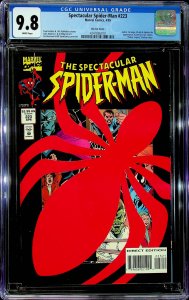 The Spectacular Spider-Man #223 (1995) - CGC 9.8 - Cert#4241836010