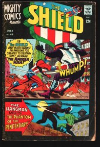 Mighty Comics #48 1967-Radio Comics-Shield-Hangman-VG