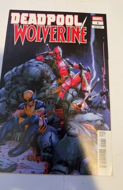 Deadpool / Wolverine #1 - Jerome Opena Signed - 1:25 Incentive Variant - 25