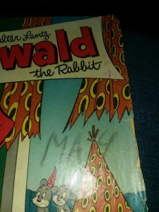 OSWALD THE RABBIT FOUR COLOR #388 DELL comics 1952 WALTER LANTZ toon golden age 