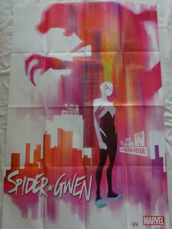 SPIDER GWEN Promo Poster, 24 x 36, 2015, MARVEL,  Unused more in our store 178