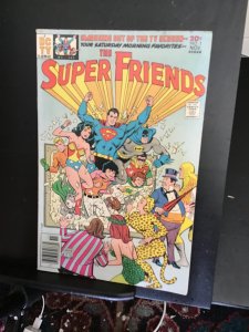 Super Friends #1  (1976). Mid grade 1st issue key. VG/FN JLA wow!