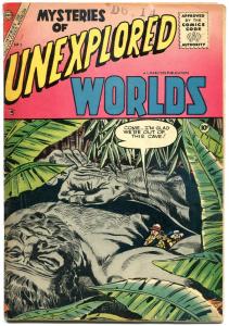 MYSTERIES of UNEXPLORED WORLDS #1, FN-, Charlton, 1956, Golden Age