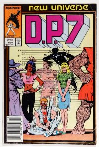 D.P.7 #1 Newsstand Edition (1986)